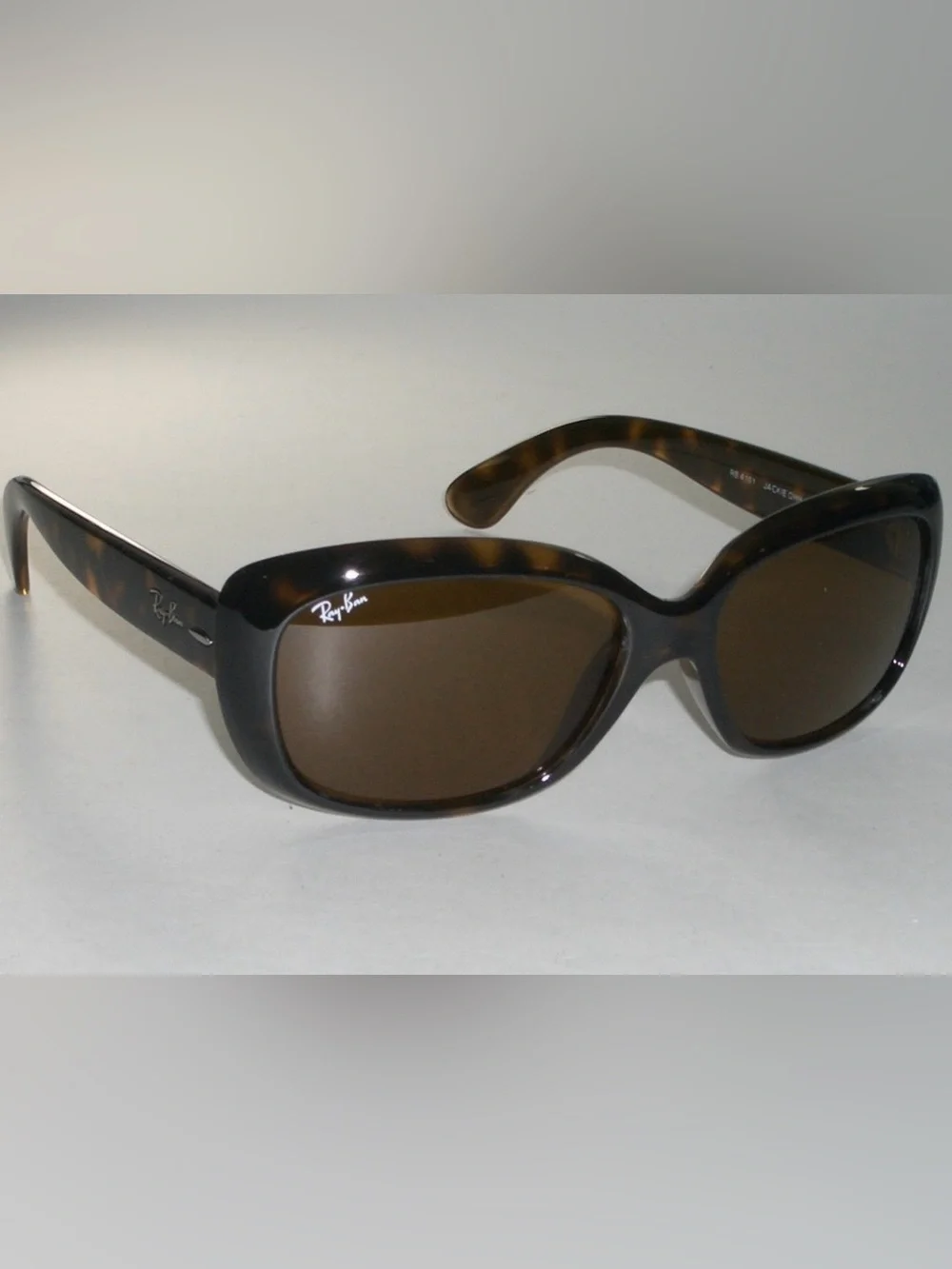 Ray-Ban Jackie Ohh Women's Polished Havana Sunglasses with Brown Glass Lenses